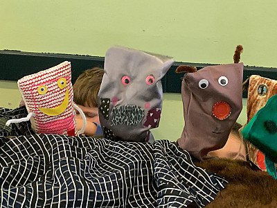 Foto van Meneertje Tof en heertje Stof
