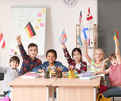 Foto van NT2 materiaal voor lagere school